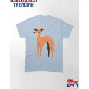 Sighthound Side Eye Fawn Classic Tshirt Unisex